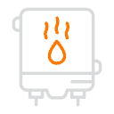 water heater icon.